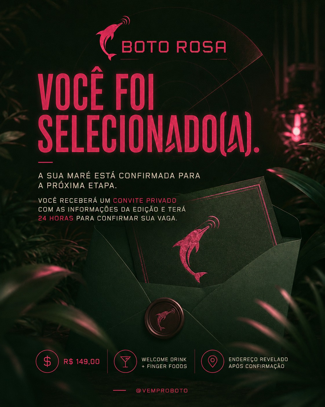 Cartaz de Boto Rosa · Maré 01