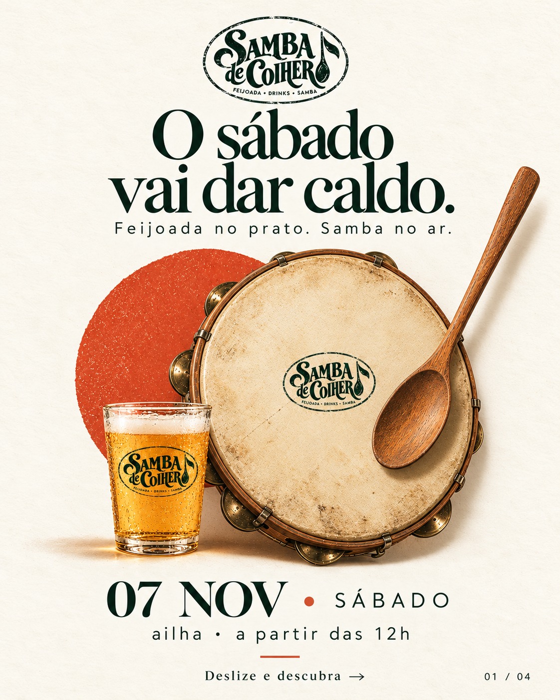 Cartaz de Samba de Colher