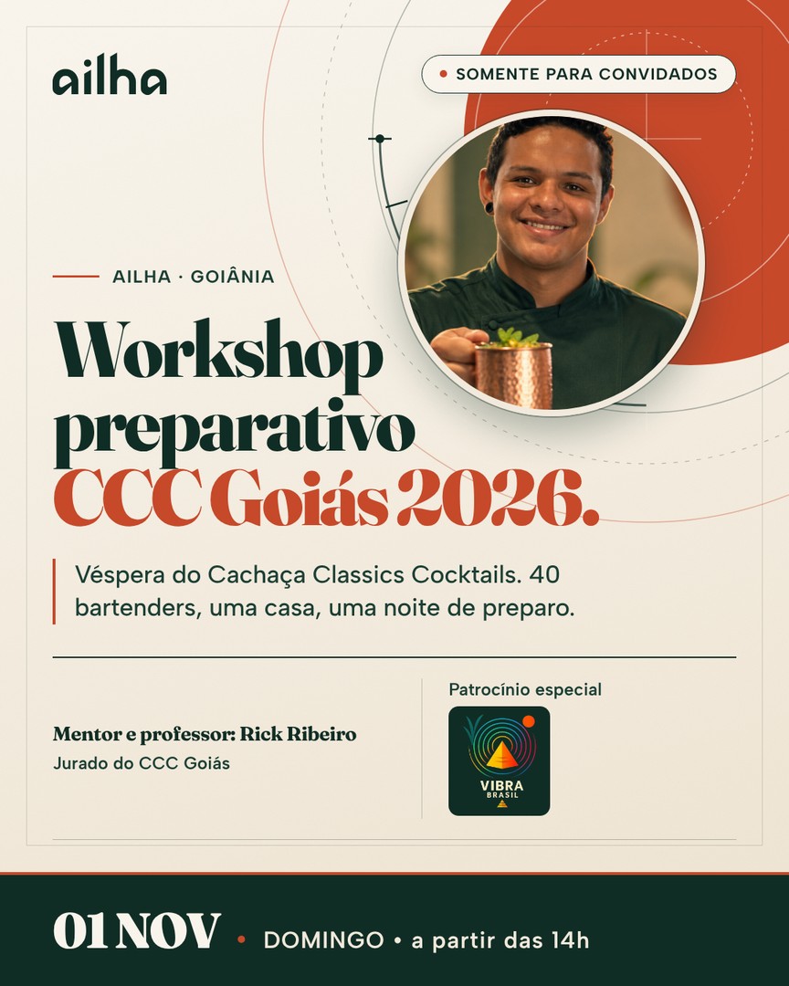 Cartaz de Workshop preparativo CCC Goiás 2026